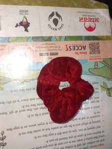 Red Velvet Scrunchie