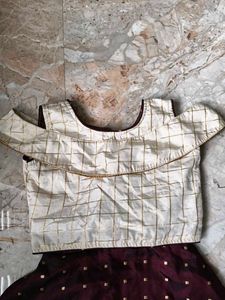 Tissue Colour Top And Skirt