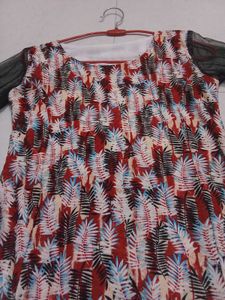 Stretchable  Patterned Maxi Dress