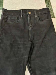 Black Straight Leg Jeans