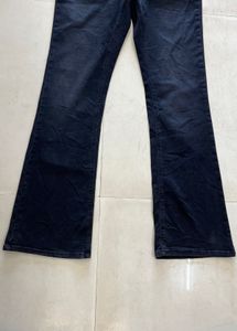 grey black bootcut jeans women