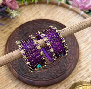 beautiful glass Bangle Set