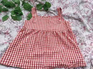 Ghingnam Checkerd Red Top