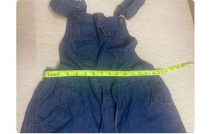 Wide leg Dungarees in Very Soft Comfortable Denim