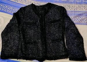 Black Pure Wool Sweater