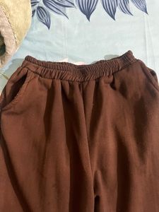 Brown Joggers (Inside Woollen Material) Strechable