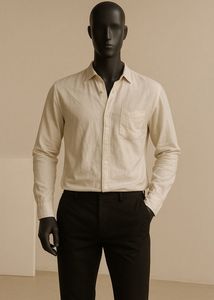 DJ&C Look Famous Cream White Shirt