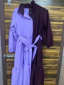 Beautiful Double Colour Shade Midi 💜🤎