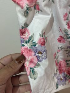 Floral Crop Top - Shein