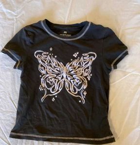 y2k Butterfly Graphic Tee
