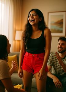 Ignite Your Style:Grab These Red Denim Shorts