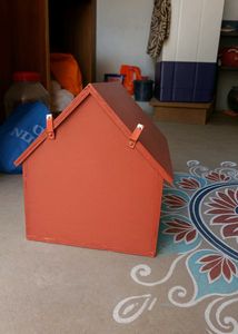 Cute Terracotta Birdhouse with Balcony