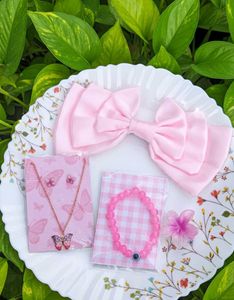 new baby pink hair accessories combo