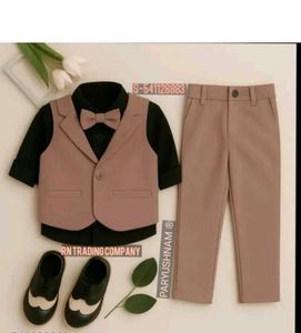 Boys' Grey Suit Set