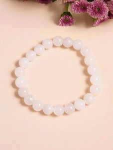White Moon Stone Bracelet