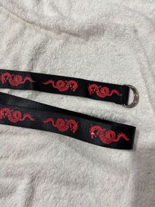 Dragon Print Belt