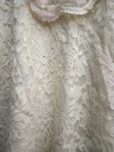 Korean Lace Detail Top With Pearls &amp; Rhinestones