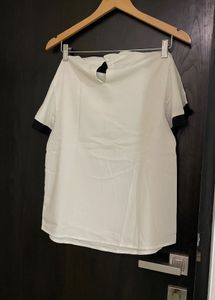 White Top With Flare Sleeves