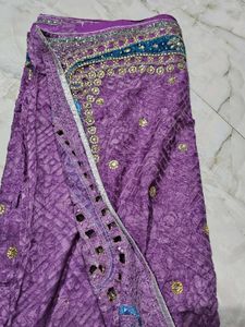 Elegant Purple Saree