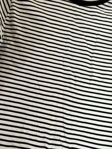 Striped Black &amp; White Top Combo