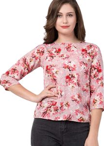 🩷 Floral Print Long Sleeve Top