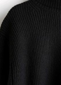 Comfy Black Turtleneck Sweater/Jumper