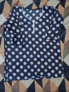 Floral Print Short Kurti