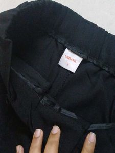 Black Wide Leg Trousers