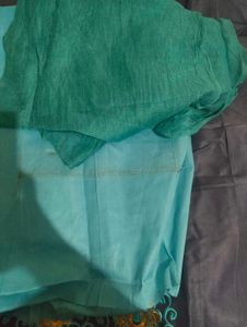 Blue &amp; Pink Dress Material