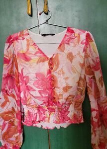 Floral Chiffon top