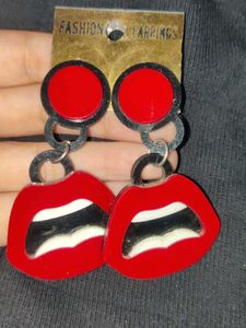 Red Lips Earrings