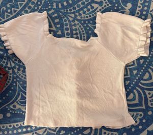 Cute Ruffle Knit Top