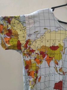 World Map Print Top