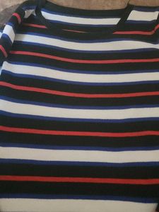 Striped Knit Sweater