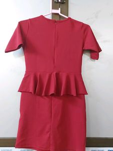 BODYCON RED MINI DRESS