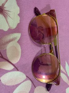 Diamond Cat Eye  pink glitter Glasses