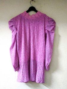Pink Peplum Top