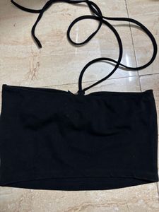 Black Halter Top