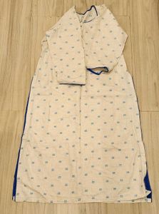 Blue And Off White Kurti
