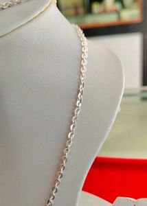 Sterling Silver Disc Chain 30 Inches
