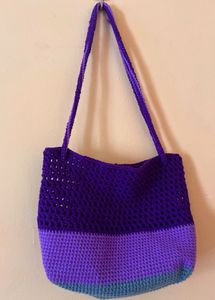 Handmade Crochet Tote Bag – Stylish