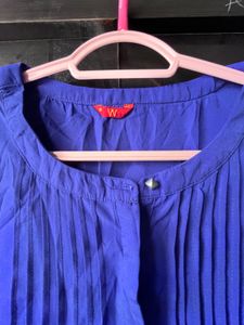W Blue Top