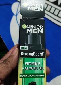Garnier Men New Strong Beard Vitamin E+ Almond Oil