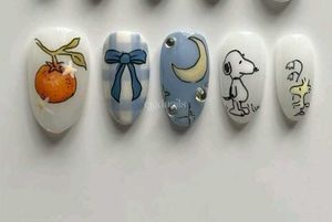 Snoopy &amp; Fruit Nail Set