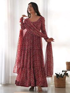 premium georgette anarkali dress