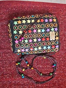 Beaded Goa Sling Bag