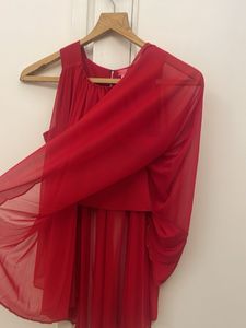 Brand new,  Red Fancy Top, Sleeveless medium
