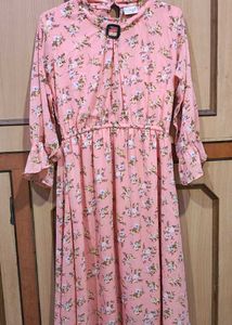 Floral Print Midi Dress