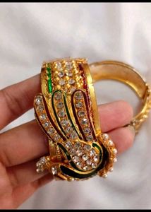 Peacock Golden Bangles