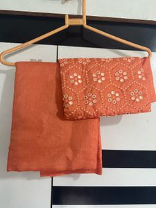 Lehenga Georgette Saree with Unstitch Blouse